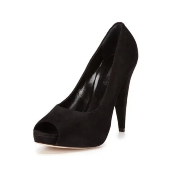 Bally Black Peep Toe Heels - Picture 1 of 4